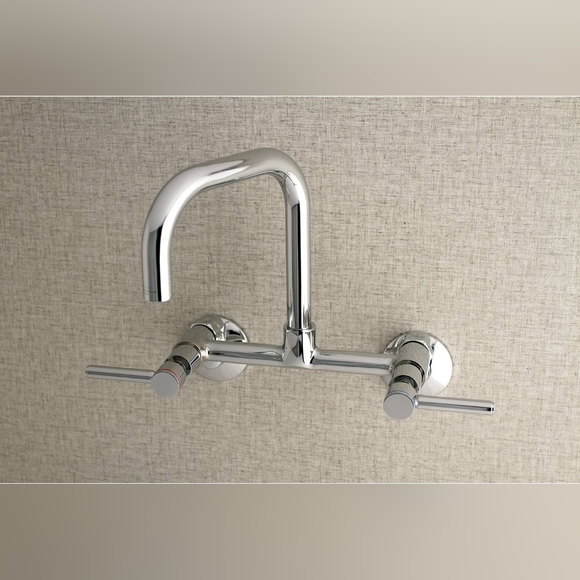 Kingston Brass KS813C Concord Kitchen Faucet, 6-11/16" in Spout Reach, Polished - Picture 9 of 12